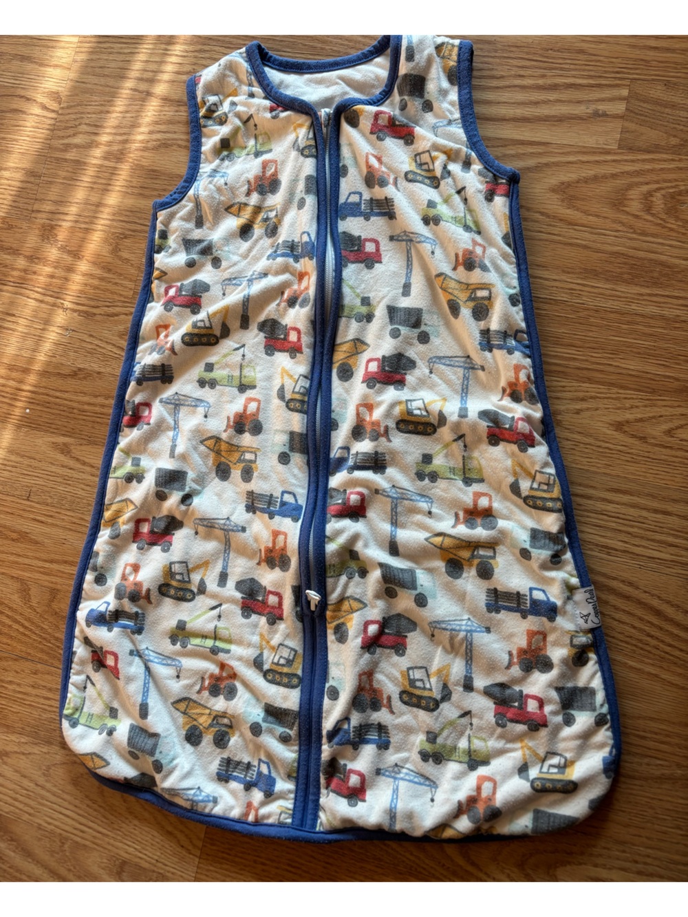 0-6M copper pearl Construction Vehicle Sleep Sack
